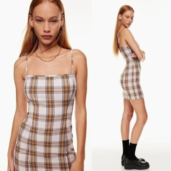 Aritzia Sunday Best Shimmer Dress Size 4 - Picture 1 of 7